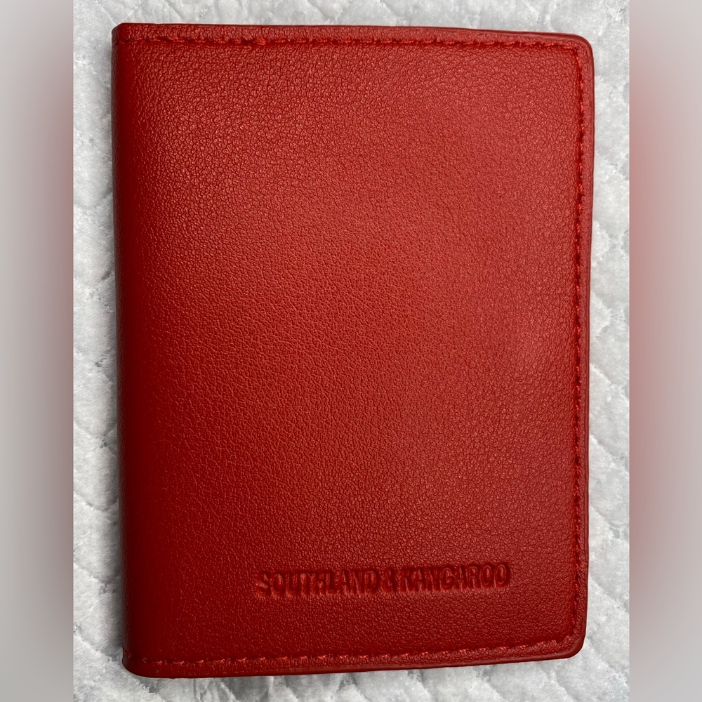 VEGAN LEATHER CARD CASE NWOT